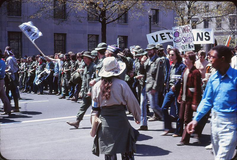 800px-Vietnam War protest in Washington DC April 1971