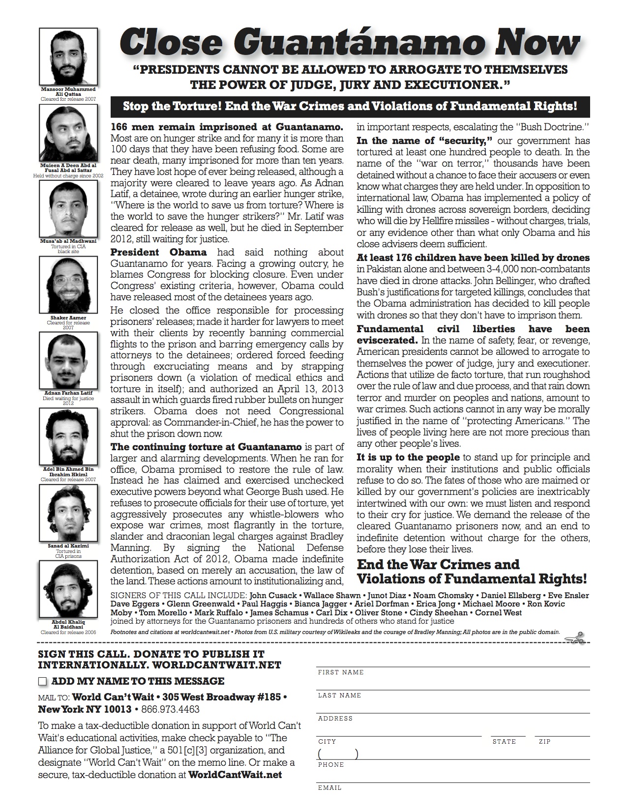  Guantanamo New York Times Ad