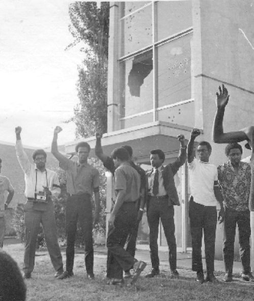 May 14, 1970 Jackson State University after state police killed 2 students.
