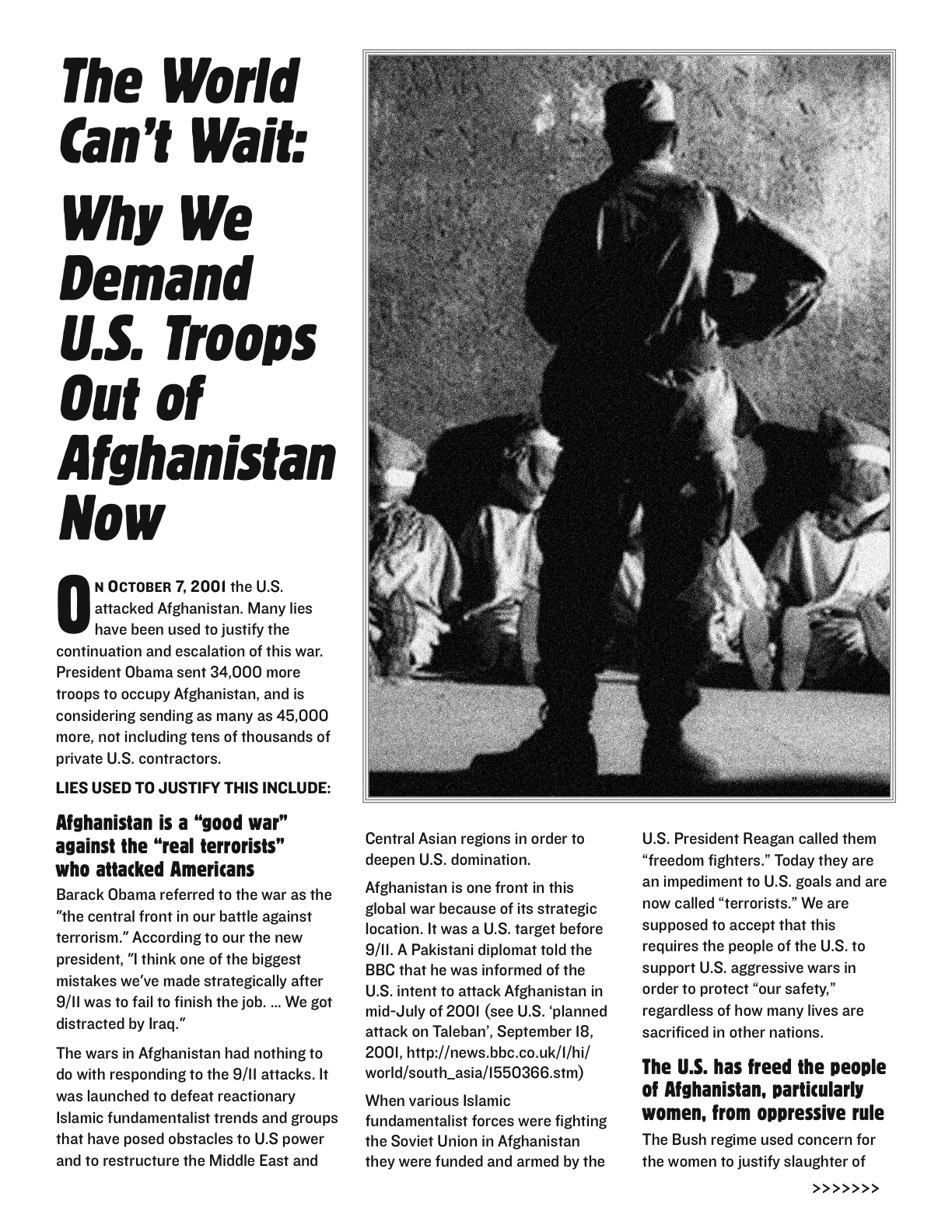 Afghanistan Fact Sheet
