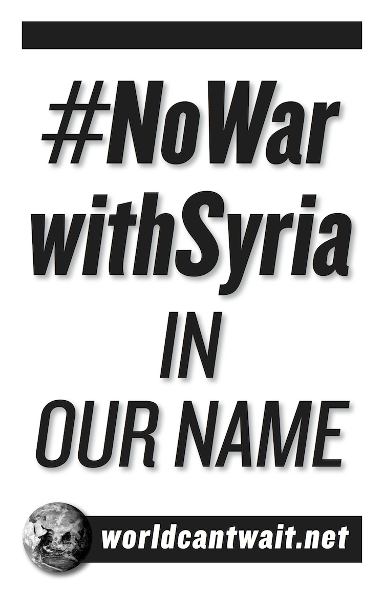 #NoWarWithSyria