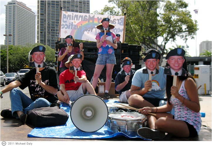 Free Bradley Manning at Hawaii Pride