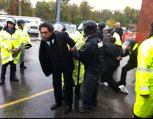 Cornel West Arrested at Ferguson Protest October 13, 2014