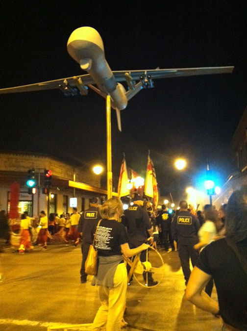 Drone crashes Chinese New Year in Honolulu!
