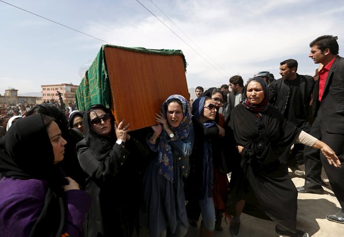 Farkhunda's funeral in Kabul