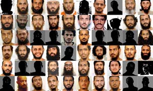 Some of the prisoners in Guantanamo