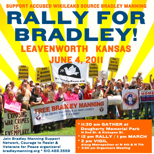 Raise your voice for Bradley Manning