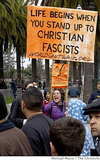 San Francisco Protester