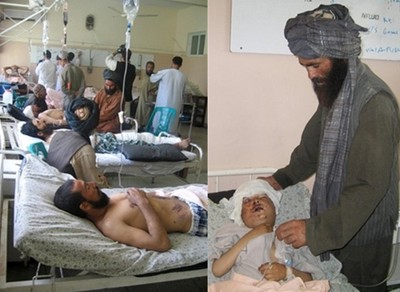 Victims of US air strike on wedding in Afghanistan