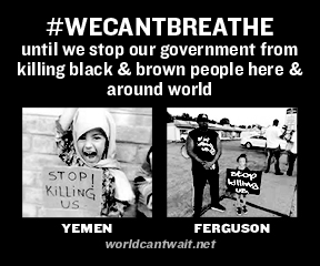 We can't breathe sticker